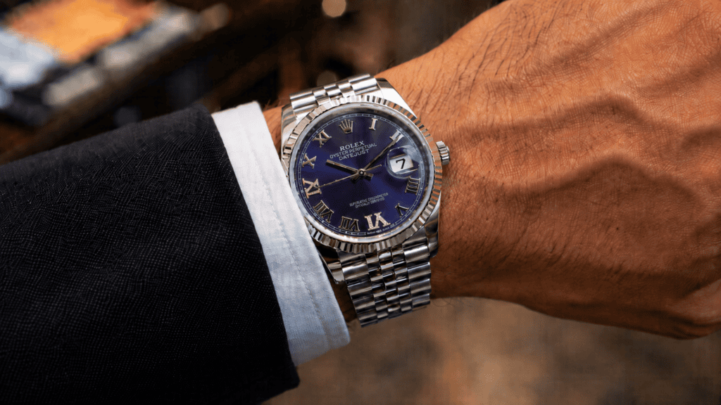 Rolex Datejust Purple 126234 - On Wrist