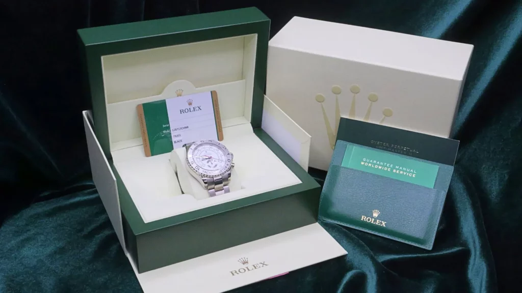 Rolex Yacht-Master II Regatta Timer White Platinum 18K White Gold 116689 - Box and Papers