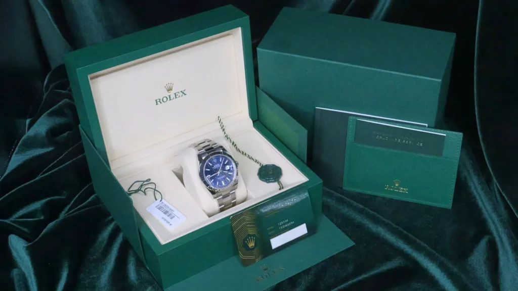 2025 Rolex Datejust 41 Blue Dial White Gold Fluted Oyster 126334 - Box and Papers