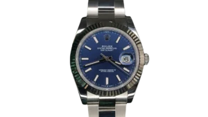 2025 Rolex Datejust 41 Blue Dial White Gold Fluted Oyster 126334 - Featured Image