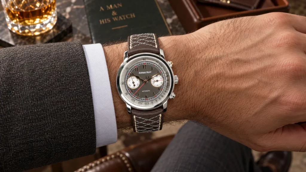Audemars Piguet Jules Audemars Grey Dial 26558TI.OO.D080VE.01 - On-Wrist