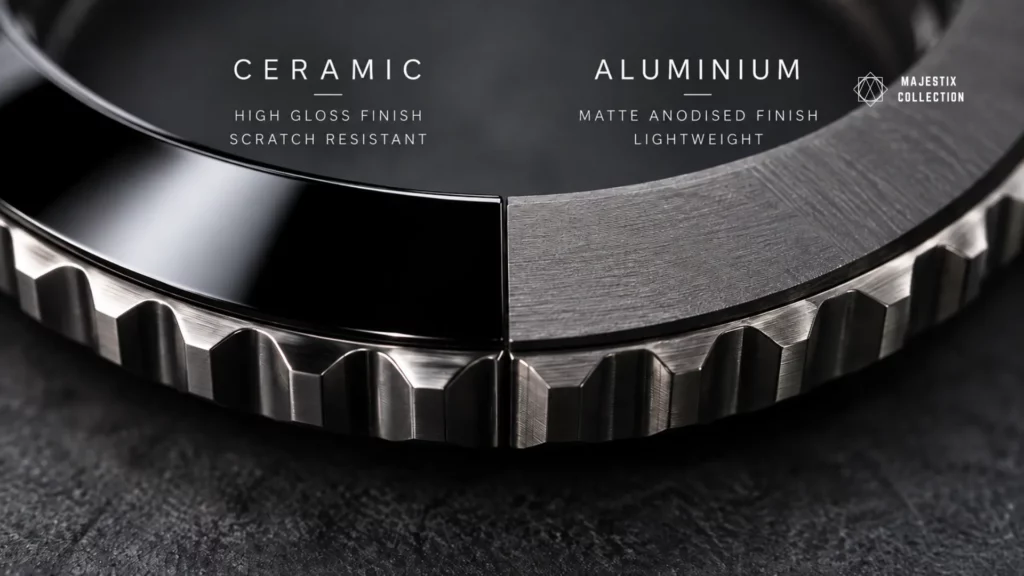 matte-aluminum-vs-ceramic-bezel-finish-comparison