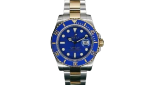 2014 Rolex Submariner Date Bluesy Blue Ceramic Two-Tone 116613LB - Featured Image