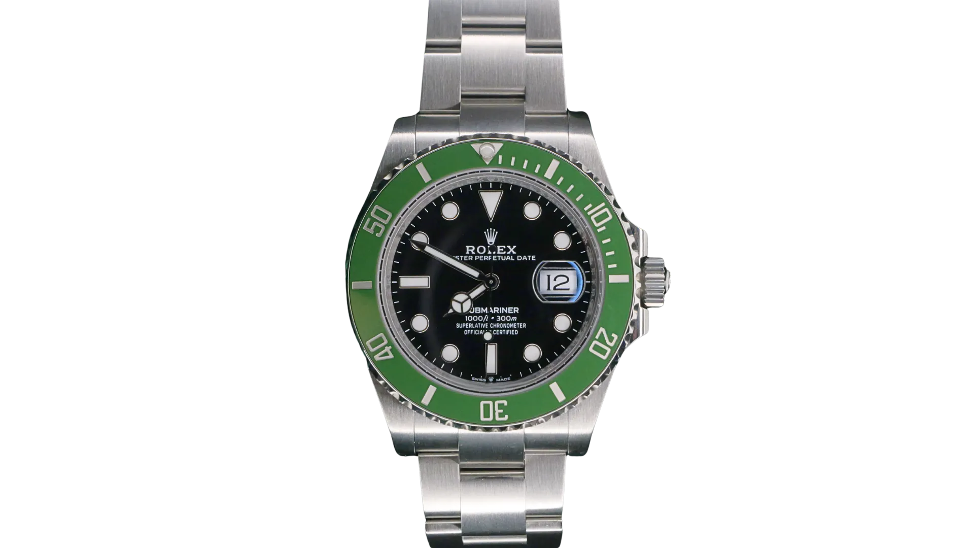 Rolex Submariner Date 41 Stainless Steel / Black / Green Cerachrom